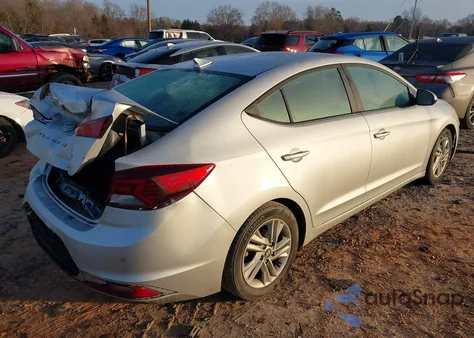 2019 Hyundai Elantra Sel из США, поврежденный, VIN 5NPD84LF7KH427389